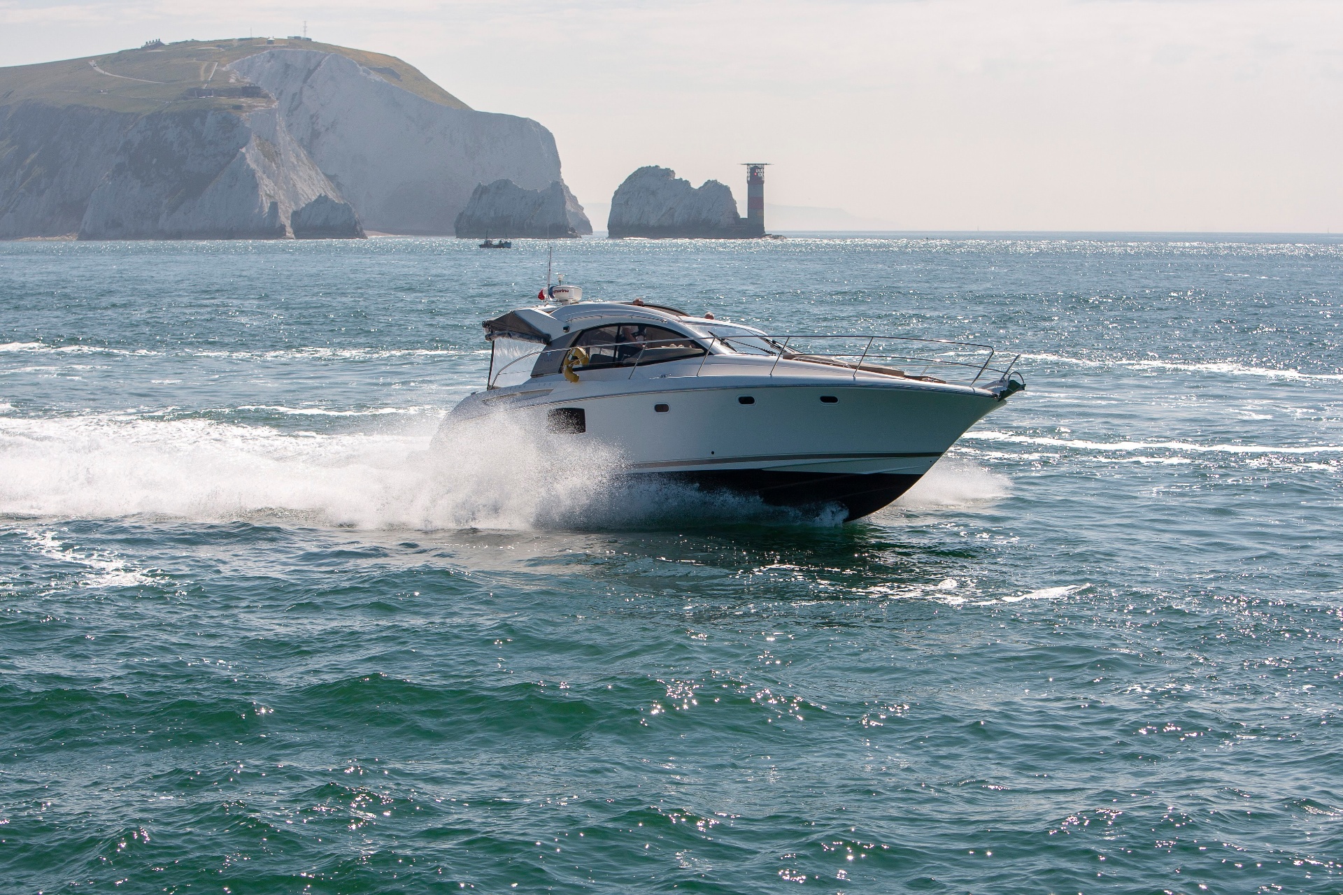 RIB boat charter on the Solent near Lymington, Hampshire